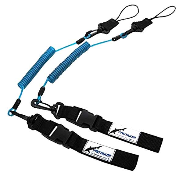 WOOWAVE Kayak Paddle Leash Premium Stretchable Coiled Rod Leash with Emergency Shackle Safety Tool Lanyard Rope for SUP Kayak Canoe Paddle Fishing Pole Rod WOOWAVE Kayak Paddle Leash Premium Stretchable Coiled Rod Leash with Emergency Shackle Safety Tool Lanyard Rope for SUP Kayak Canoe Paddle Fishing Pole Rod